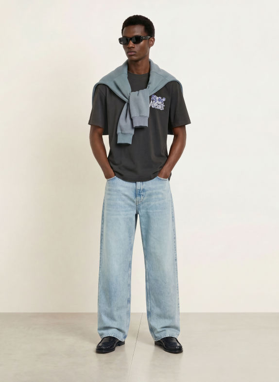 ALLSAINTS T-Shirt BATTLES SCHWARZ