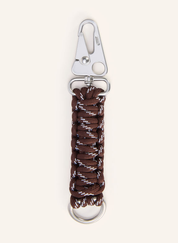ARKET Key ring DARK BROWN / SILVER