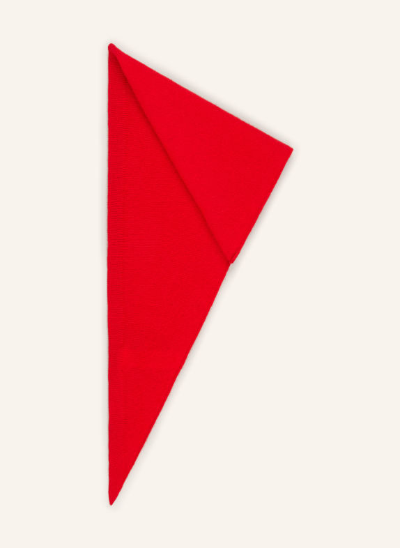 ARKET Foulard triangulaire en cachemire ROUGE