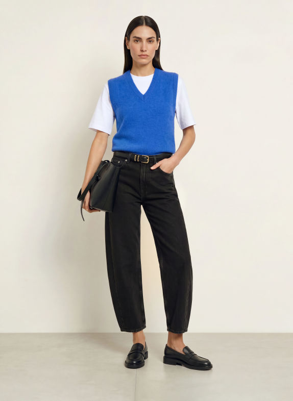 ARKET Pullunder mit Alpaka BLAU