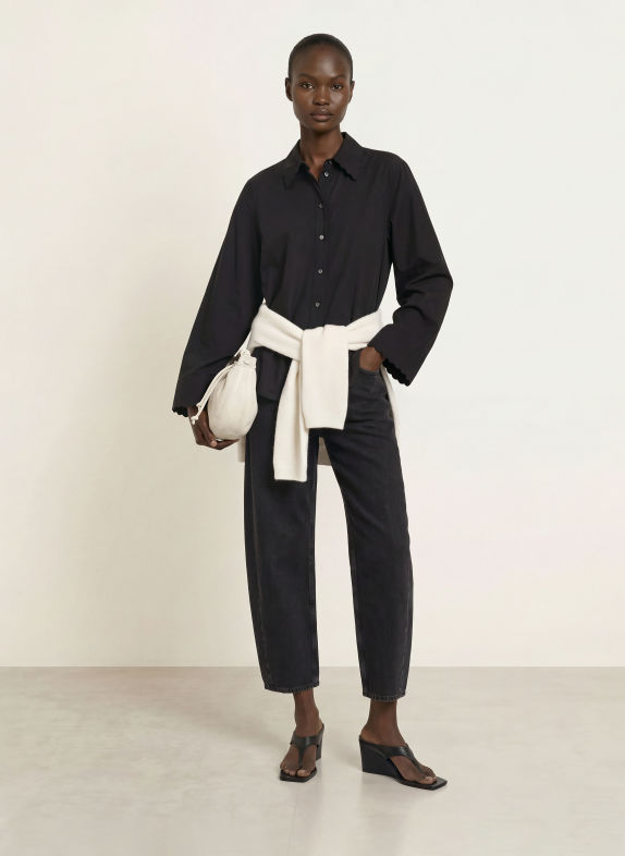 ARKET Shirt blouse BLACK