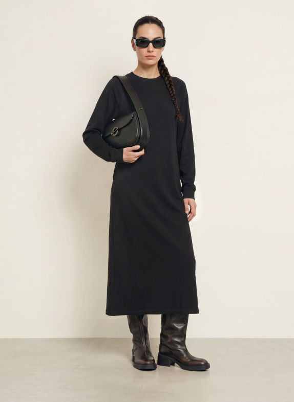black palms Jerseykleid BP ICONIC 025 SCHWARZ