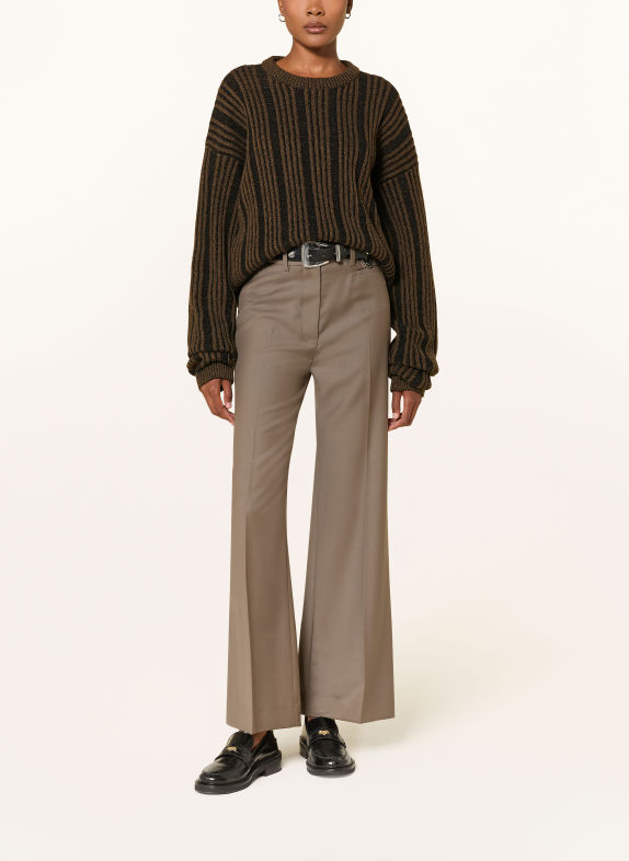 black palms Pullover NOVIE KHAKI / SCHWARZ