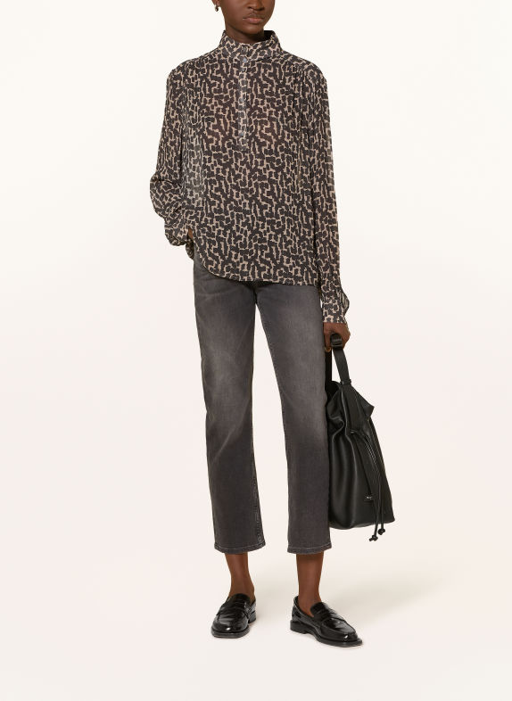 Marc O'Polo Chemisier GRIS FONCÉ / TAUPE