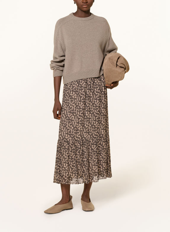 Marc O'Polo Skirt DARK GRAY / TAUPE