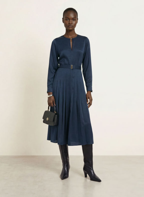 REISS Kleid KEA DUNKELBLAU
