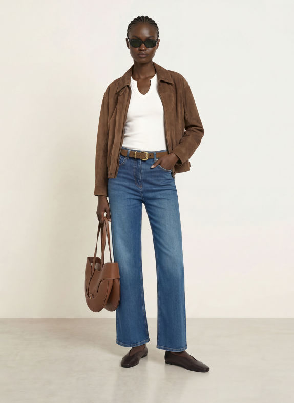 REISS Jean wide leg JAS 31 MID BLUE
