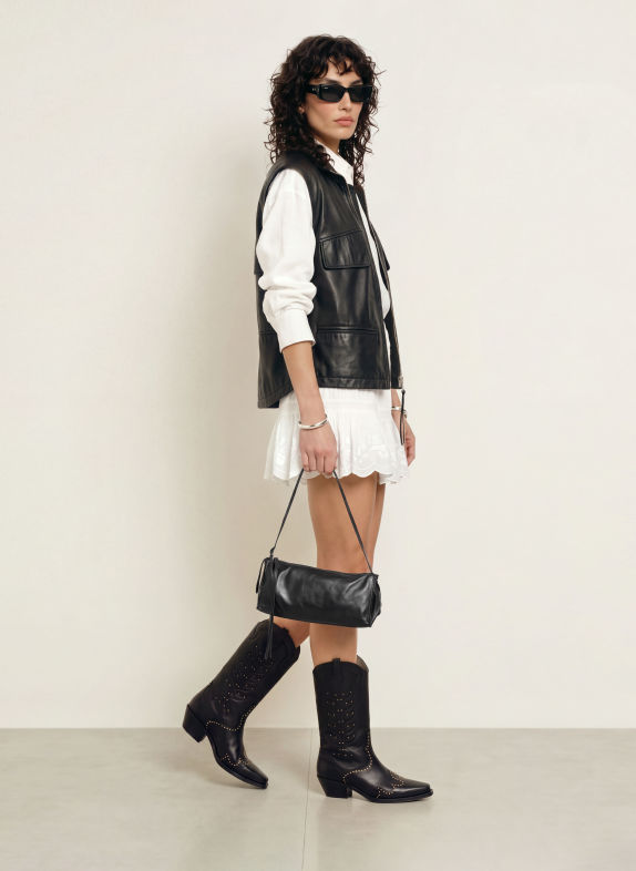 ALLSAINTS Schultertasche SILOH SCHWARZ
