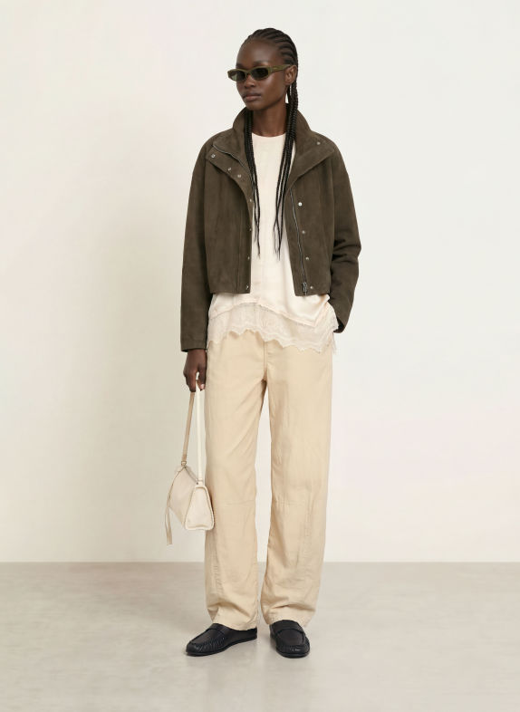 ALLSAINTS Schultertasche SILOH CREME
