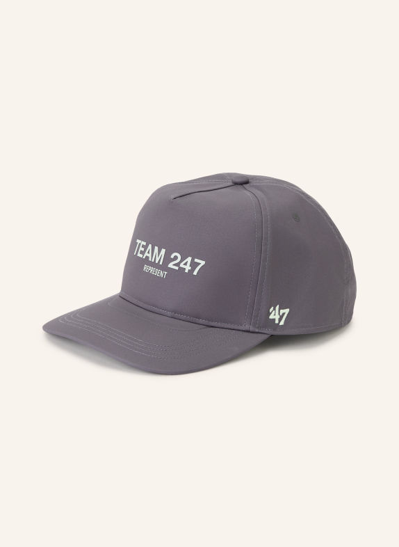 247 REPRESENT Czapka z daszkiem TEAM 247 SZARY