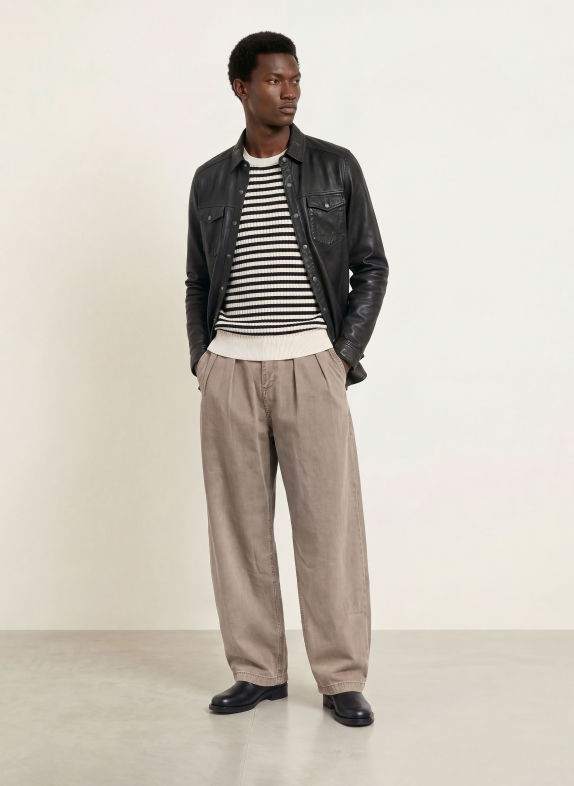 ALLSAINTS Pullover ARLO SCHWARZ / ECRU