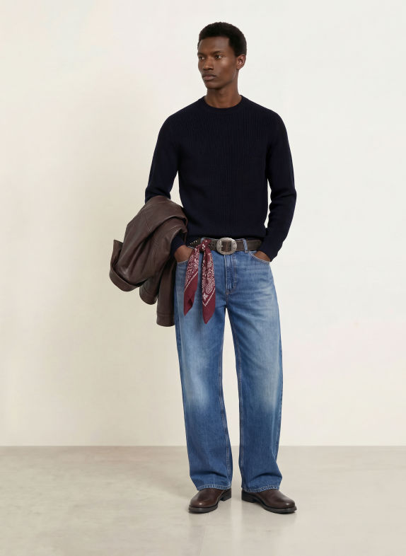 ALLSAINTS Pullover HAWKE DUNKELBLAU