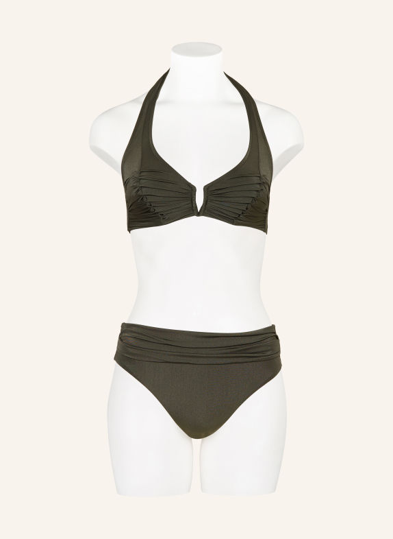 MARYAN MEHLHORN Basic bikini bottoms UMBRA DARK GREEN