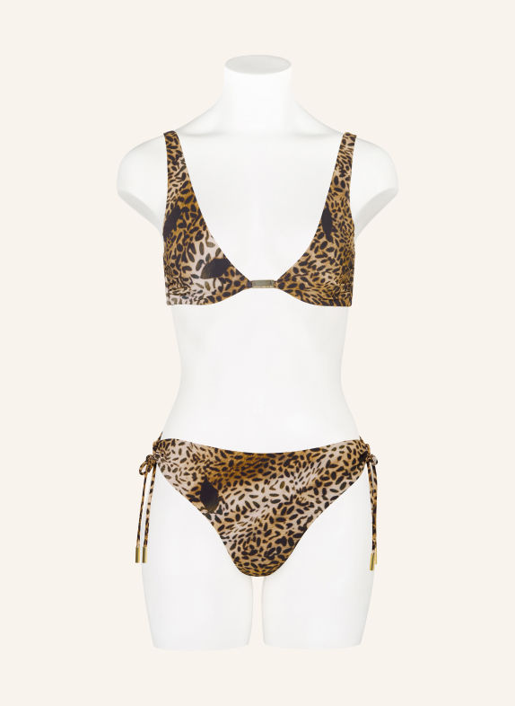 MARYAN MEHLHORN Basic-Bikini-Hose SAVAGE SCHWARZ / HELLBRAUN / BRAUN