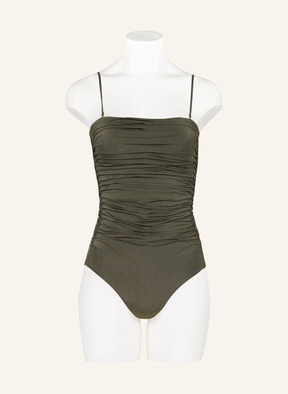 MARYAN MEHLHORN Bandeau-Badeanzug UMBRA DUNKELGRÜN
