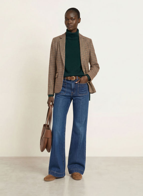 HOBBS Rollkragenpullover YVETTE DUNKELGRÜN
