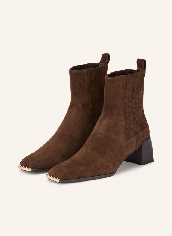 SANDRO Stiefeletten DUNKELBRAUN