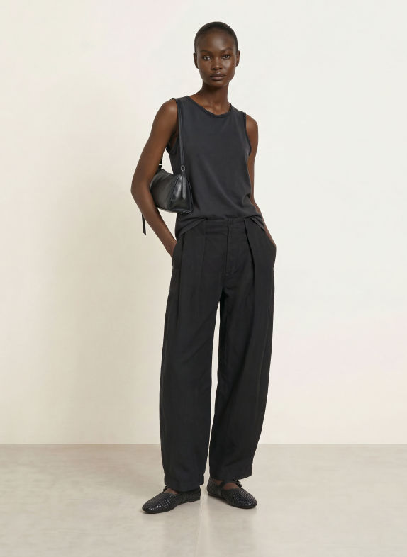 ALLSAINTS Top JENNY DONKERGRIJS
