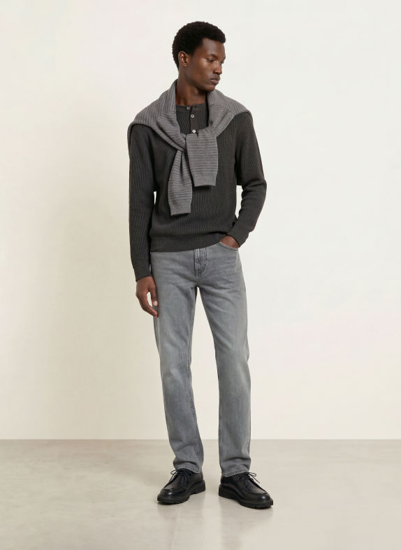 S. N. S. HERNING STAMINA Sweater DARK GRAY