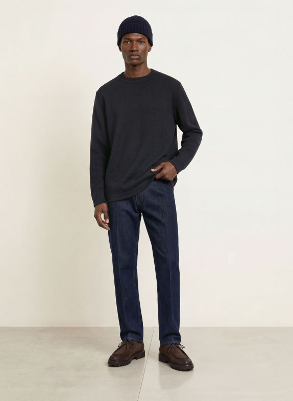 S. N. S. HERNING GIVEN-III Sweater DARK BLUE