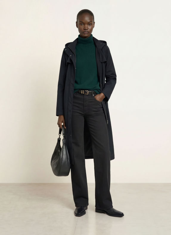 HOBBS Trenchcoat FELICIA MÖRKBLÅ