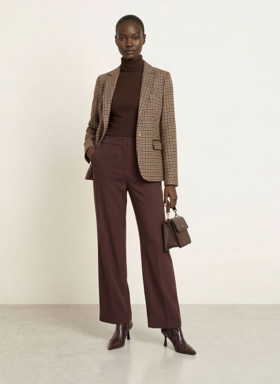 HOBBS Marlenehose MARTINE DUNKELBRAUN