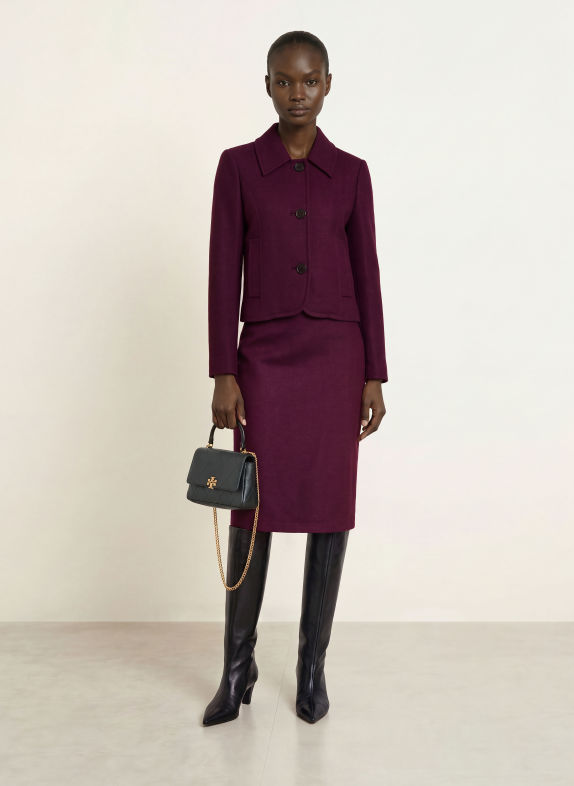 HOBBS Blazer ADEEN DONKERPAARS / DONKERBLAUW