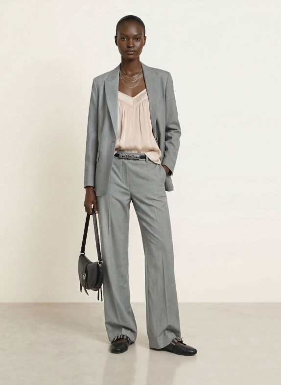 ba&sh Blazer CAYNE GRAU