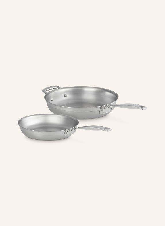 LE CREUSET 2-pack stekpannor 3-PLY NO COLOR