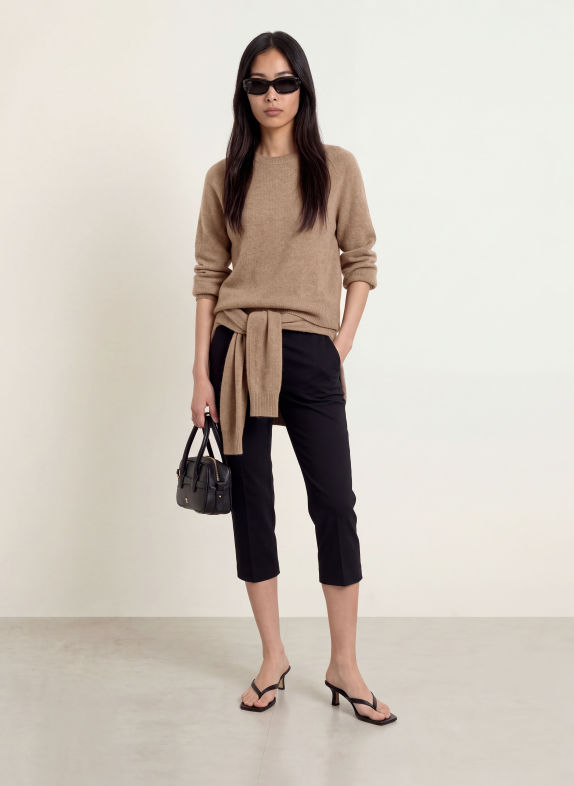 FROM FUTURE Pull en cachemire TAUPE