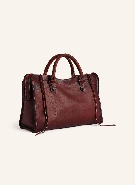 BALENCIAGA Handtasche LE CITY MEDIUM DUNKELROT