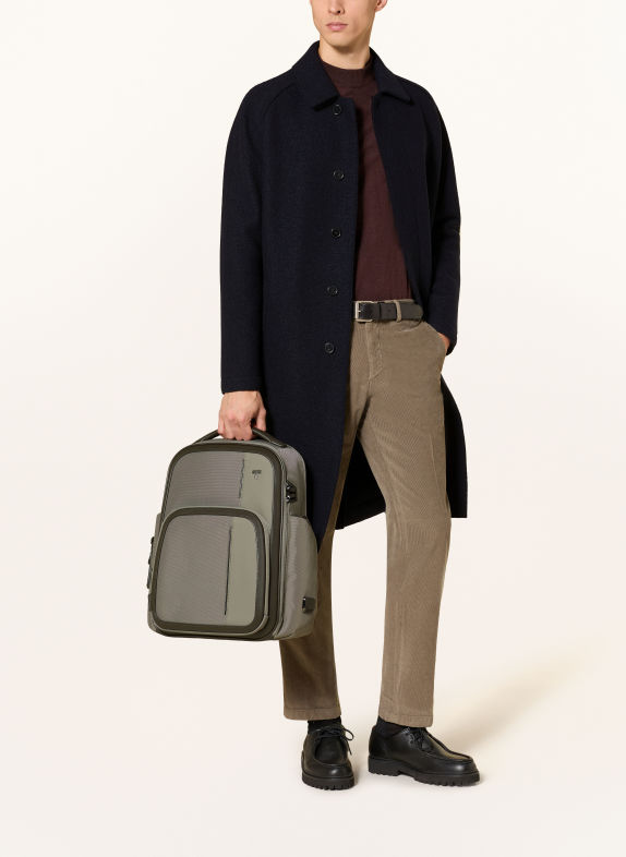 TUMI ARRIVÉ-rugzak BARKER LARGE met laptopvak TAUPE