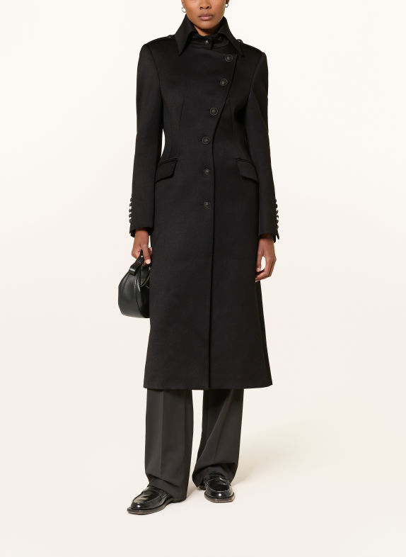 DRYKORN Wollmantel DRYQUEENS SCHWARZ