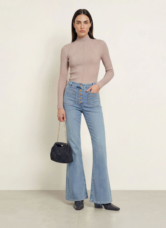 REISS Tricou cu mâneci lungi NANCY BEJ