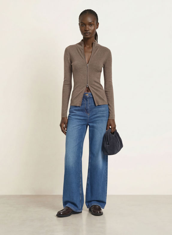 REISS Vest AVA TAUPE
