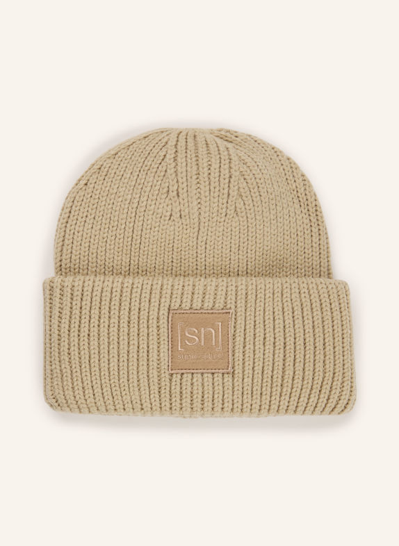 super.natural KRISSINI Hat with Merino Wool BEIGE