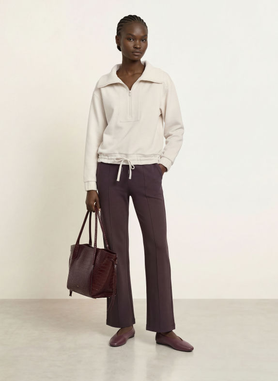 REISS Sweater met halve rits LAYLA CRÈME