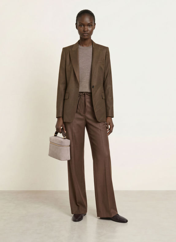 REISS Blazer DERBY MARRON FONCÉ