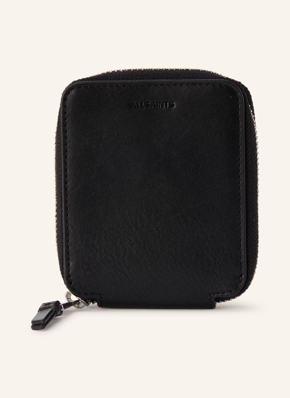 ALLSAINTS Portemonnee CLYMER ZWART / ZILVER