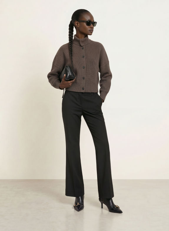 ALLSAINTS Bootcut-Hose SOLACE SCHWARZ