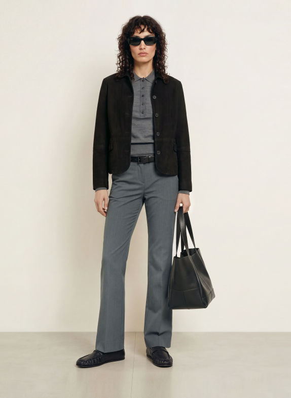 ALLSAINTS Bootcut-Hose SOLACE GRAU