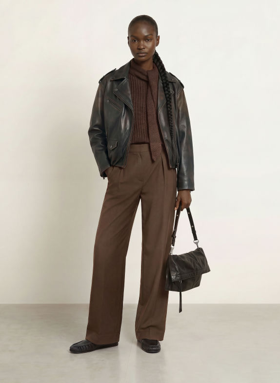 ALLSAINTS Marlene-broek LAURA MARRON FONCÉ