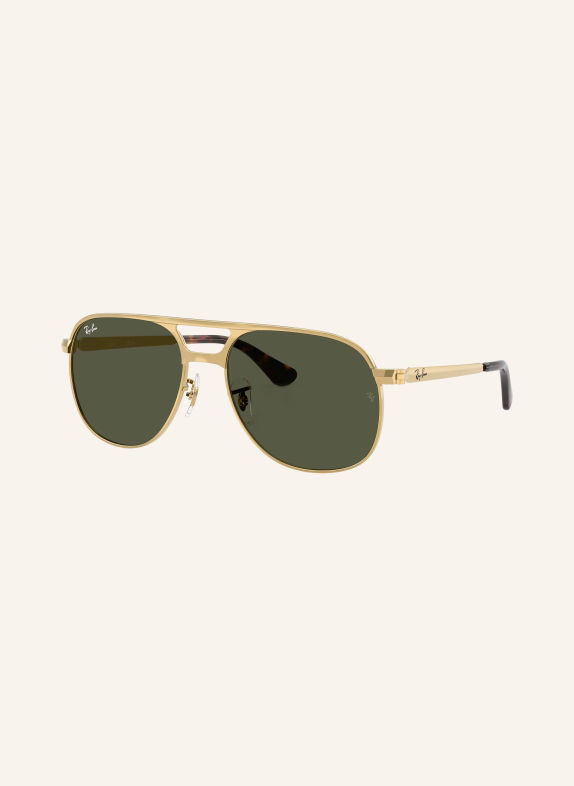 Ray-Ban Solbrille RB3793 GULD/GRØNT