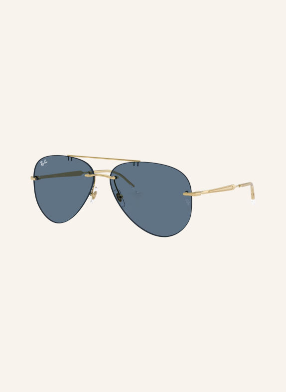 Ray-Ban Solbrille RB3791 GULD/ MØRKEBLÅ
