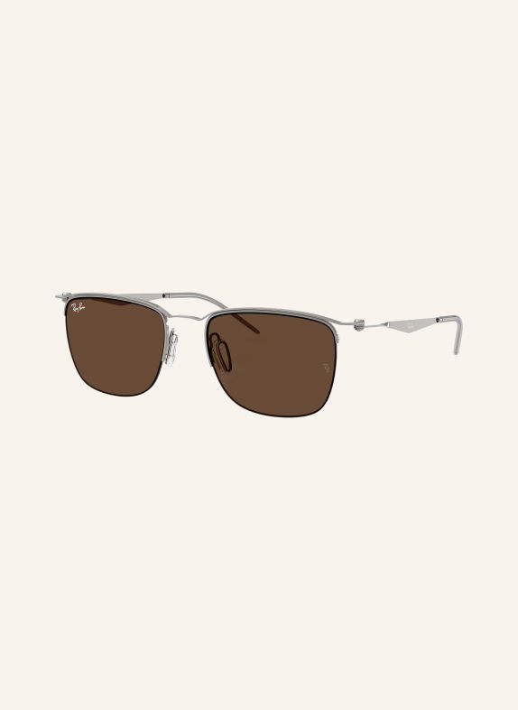 Ray-Ban Solbrille RB8550 SØLV/ MØRKEBRUN