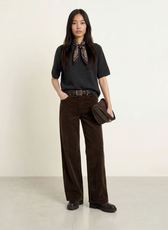 Marc O'Polo Knit shirt with alpaca BLACK