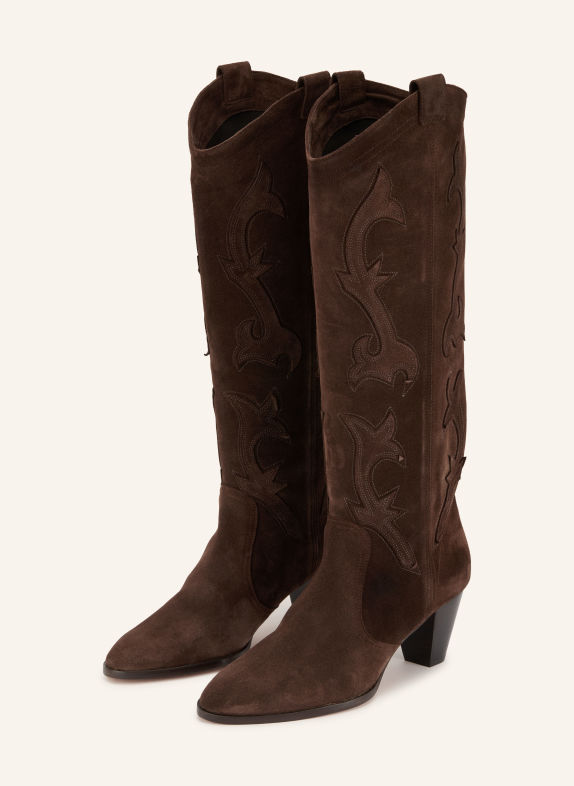 ba&sh Cowboy Boots CASEY DUNKELBRAUN