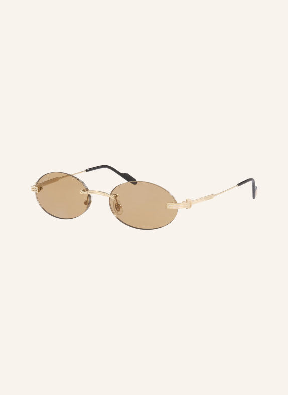 Cartier Zonnebril 6L001946 GOUD ZWART/BRUIN