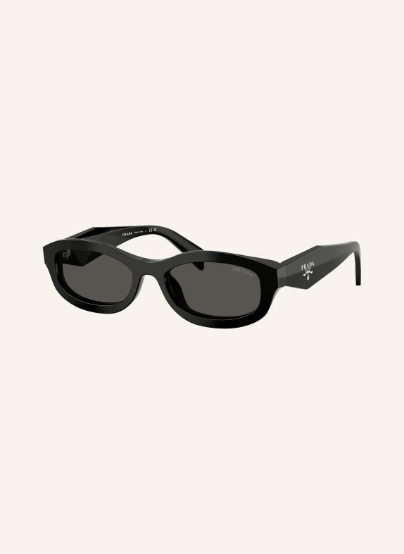PRADA Solbrille PR D24S SORT/ MØRKEGRÅ