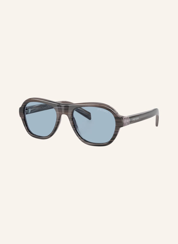 PRADA Solbrille PR D14S HAVANA/LYSBLÅ